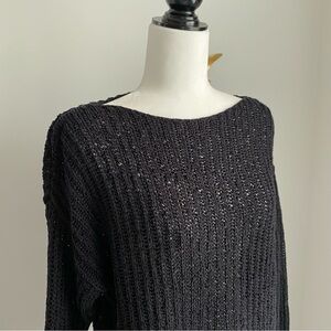 ZARA Black Knit Sweater